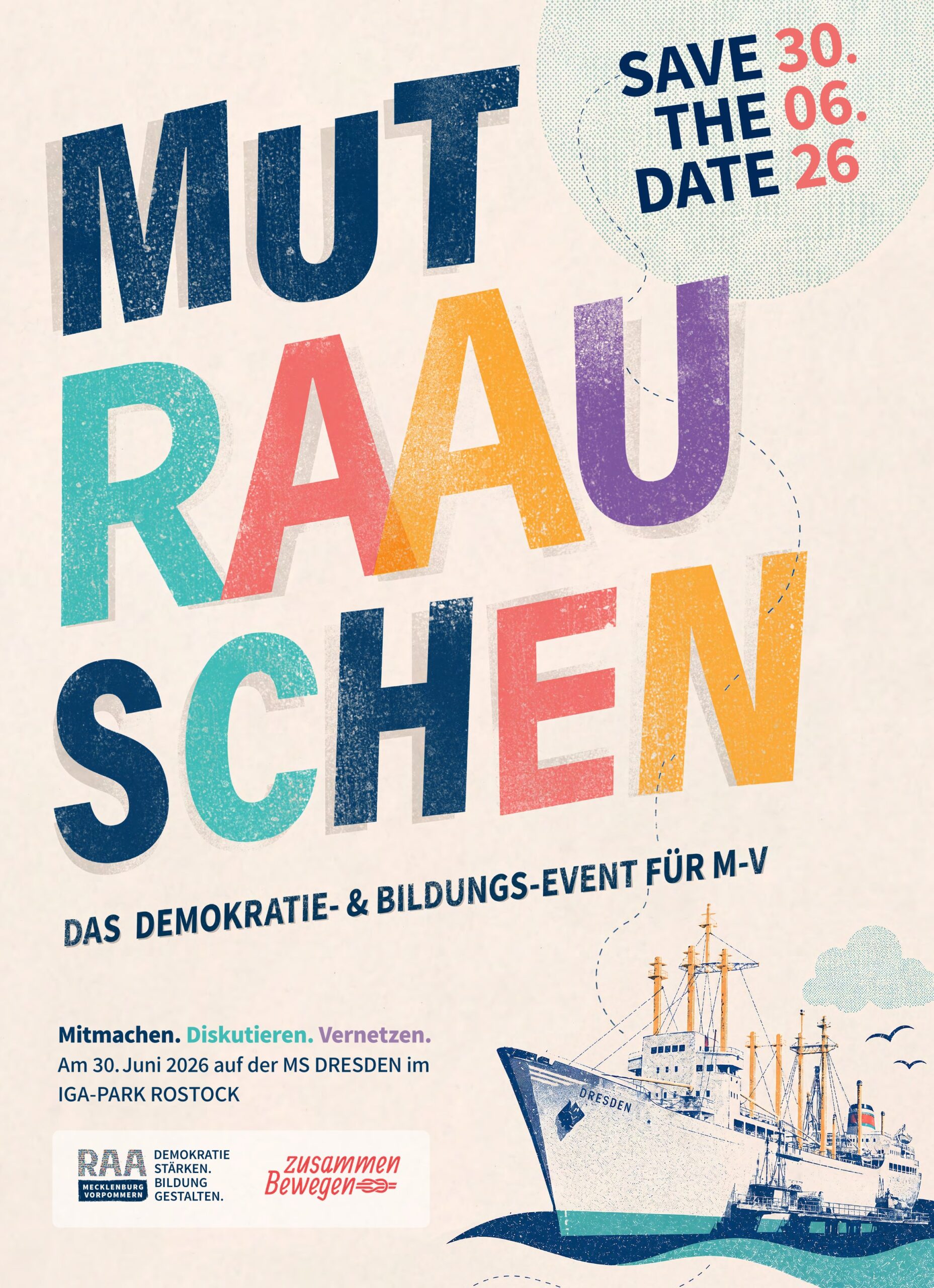 MutRAAuschen 2026 – Das Demokratie- & Bildungs-Event für MV